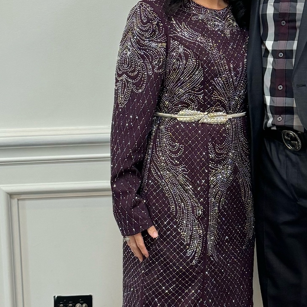 Elegant Purple Gown